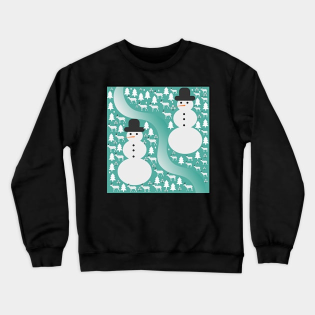 Winter scene Crewneck Sweatshirt by cocodes